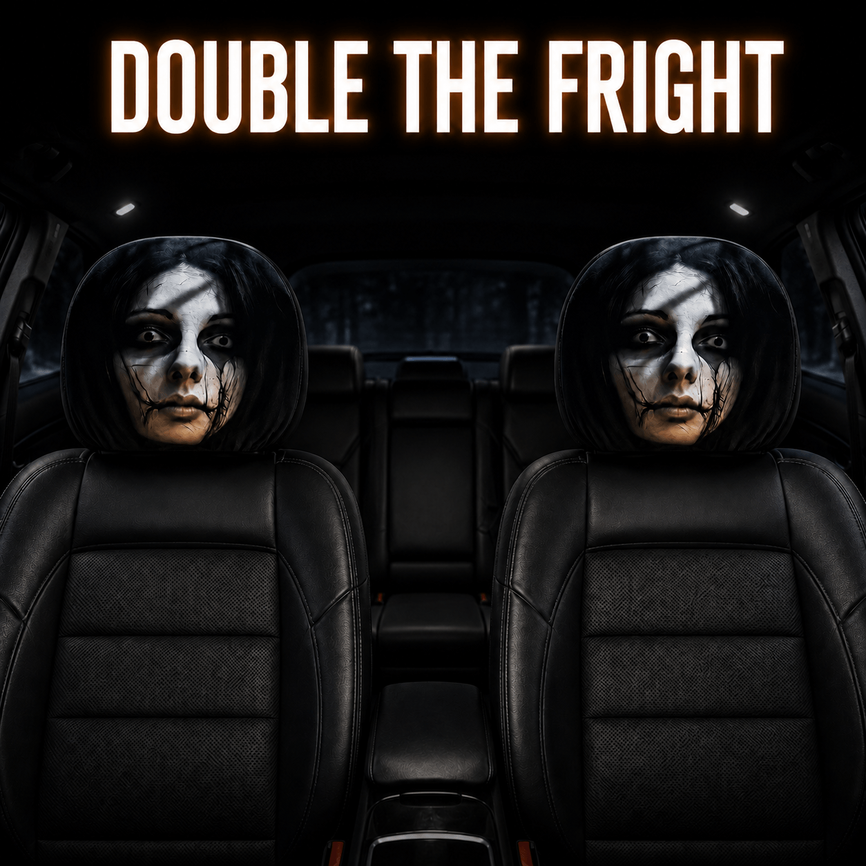 Haunted Headrest Covers™ – Halloween Car Décor