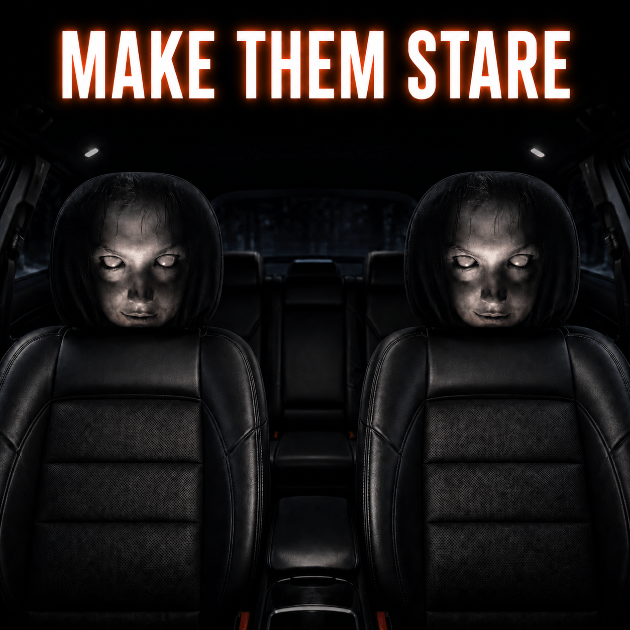 Haunted Headrest Covers™ – Halloween Car Décor