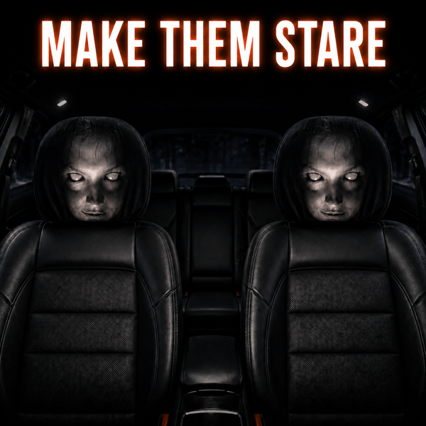 Haunted Headrest Covers™ – Halloween Car Décor